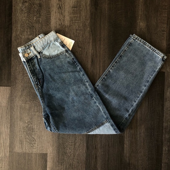 YESSTYLE PATCHWORK JEANS - Picture 4 of 4